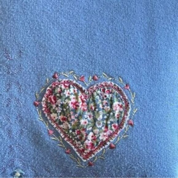 Blue Kids Shirt with Embroidered Designs - Picture 4 of 7